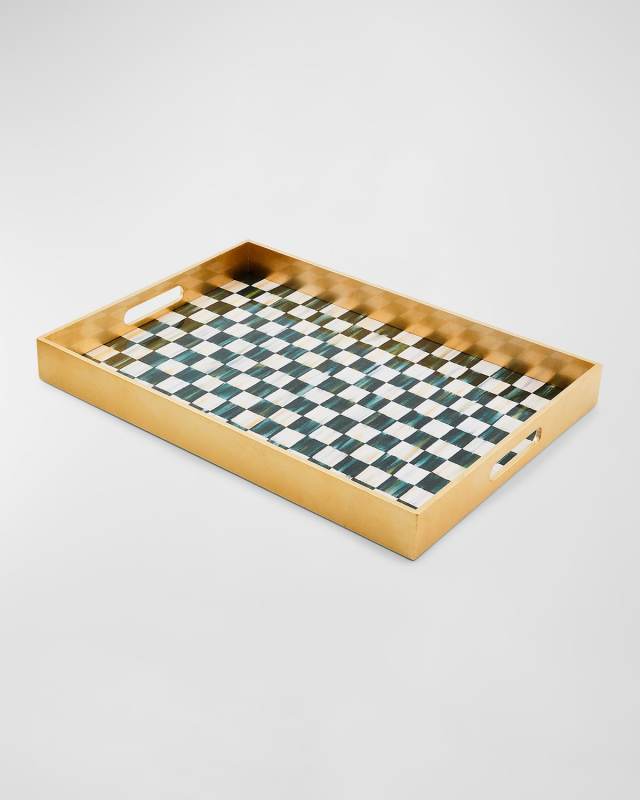 Courtly Check Lacquer Tray